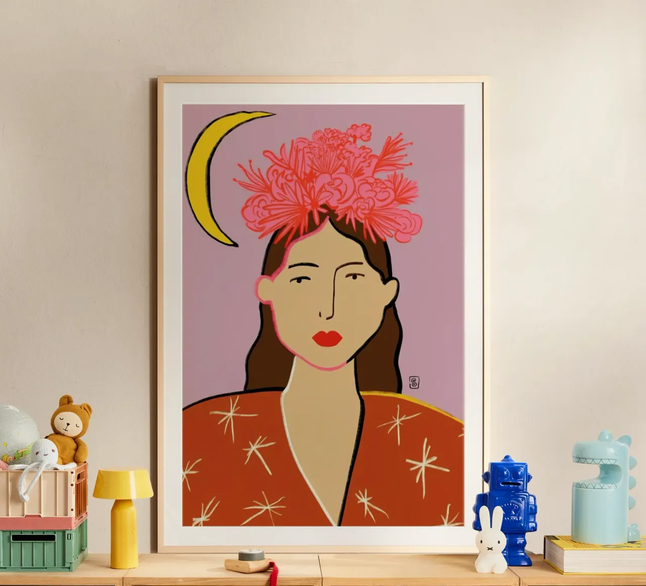 Flower Crown poster da Sandra Poliakov