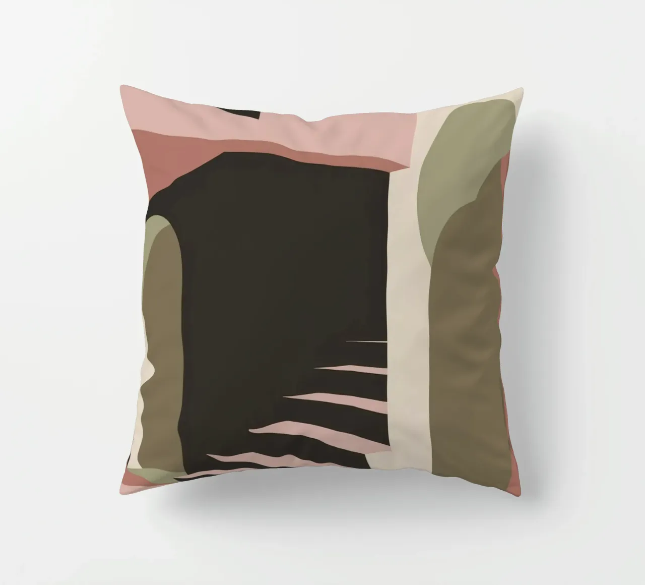 Illusione della scala pastello cuscino da Stone Patina