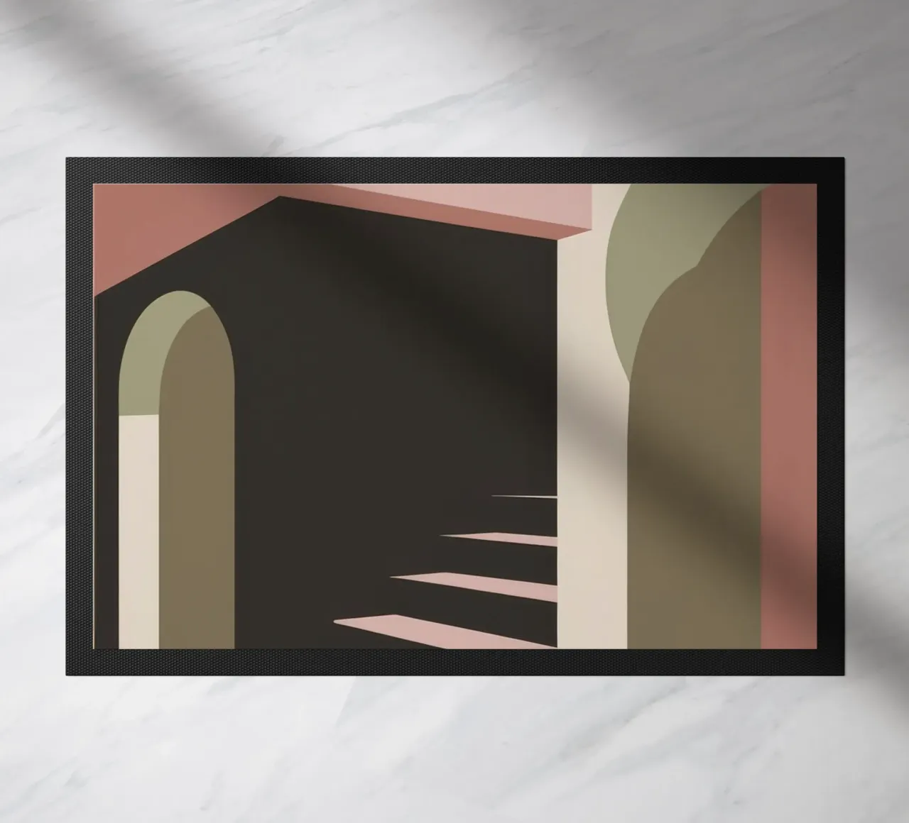 Illusione della scala pastello zerbino da Stone Patina