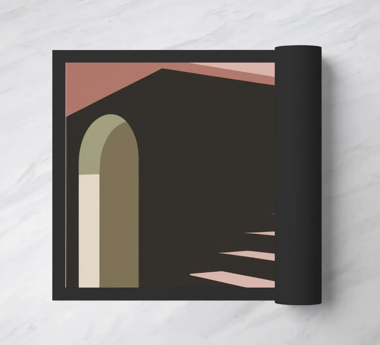 Illusione della scala pastello zerbino da Stone Patina