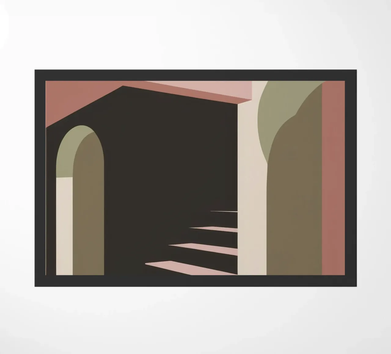 Illusione della scala pastello zerbino da Stone Patina