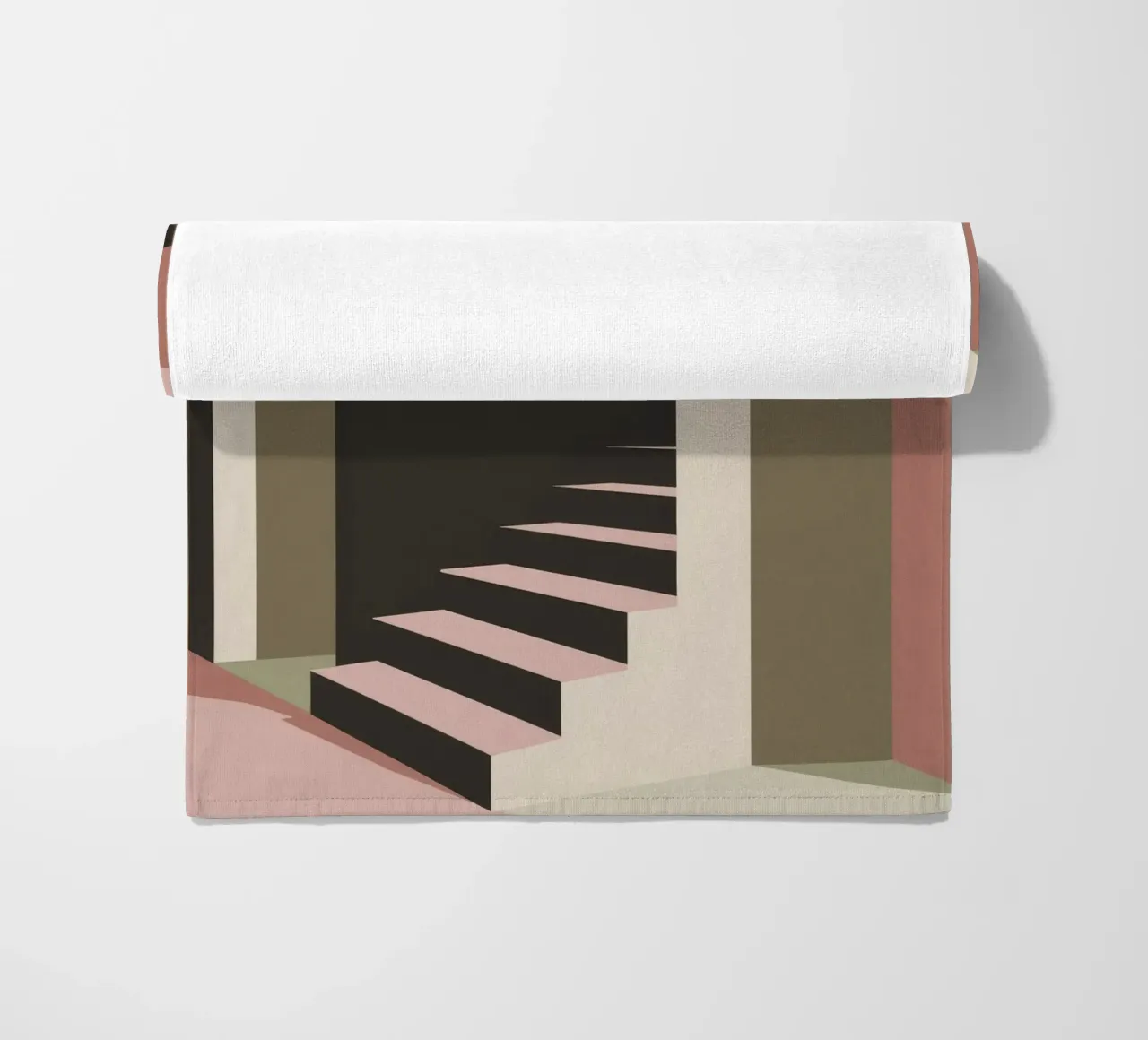 Illusione della scala pastello telo mare da Stone Patina