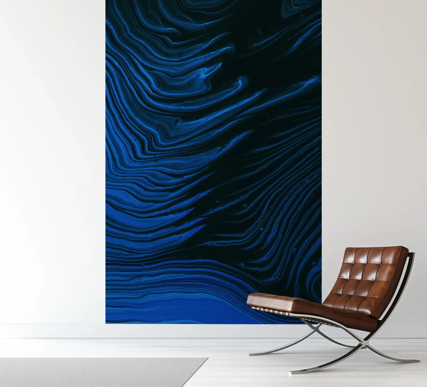 liquid fluid fotobehang van Bleu