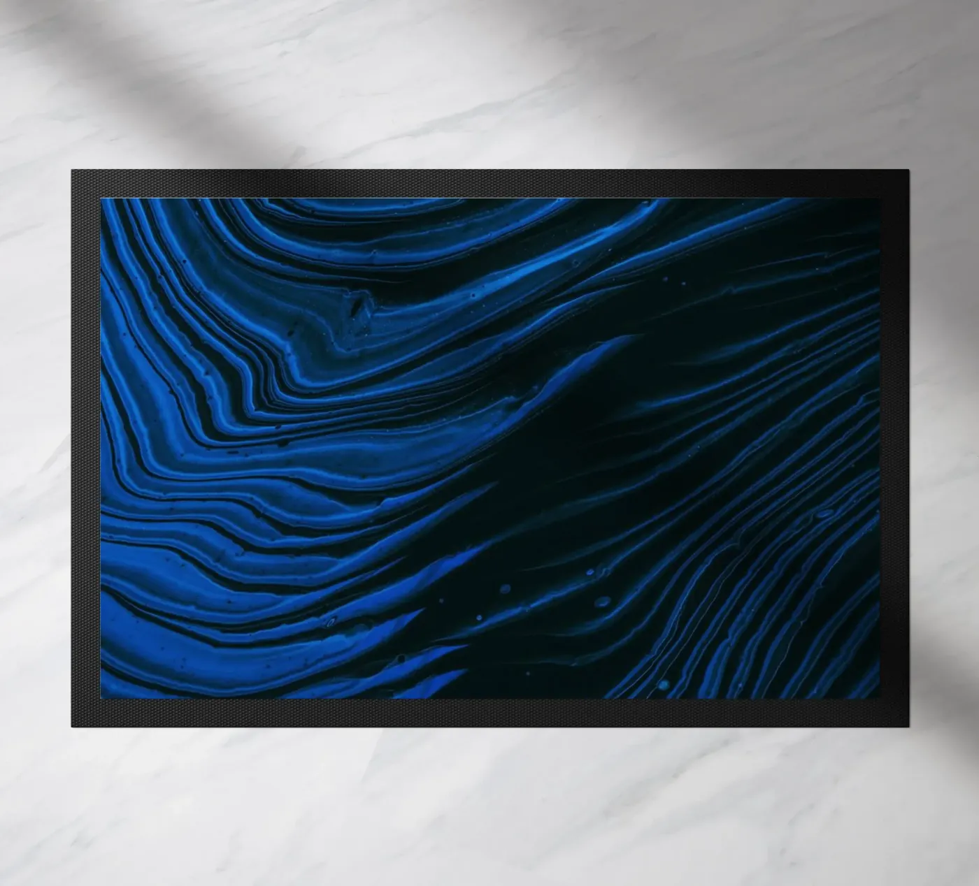 liquid fluid doormat by Bleu