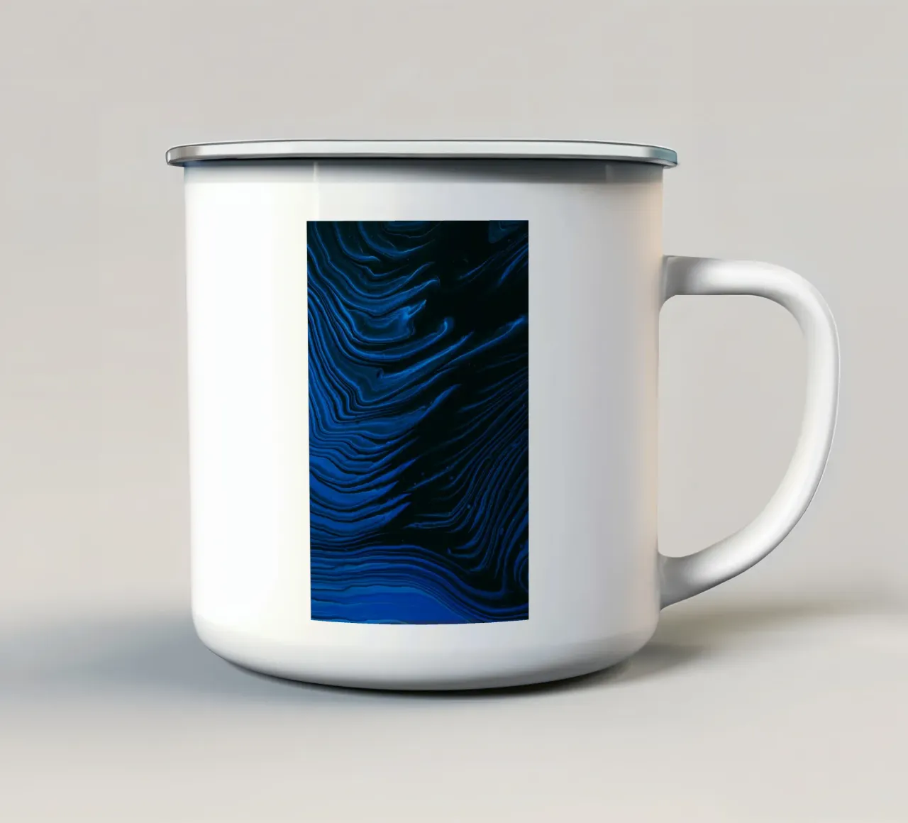 fluido liquido tazza in smalto da Bleu