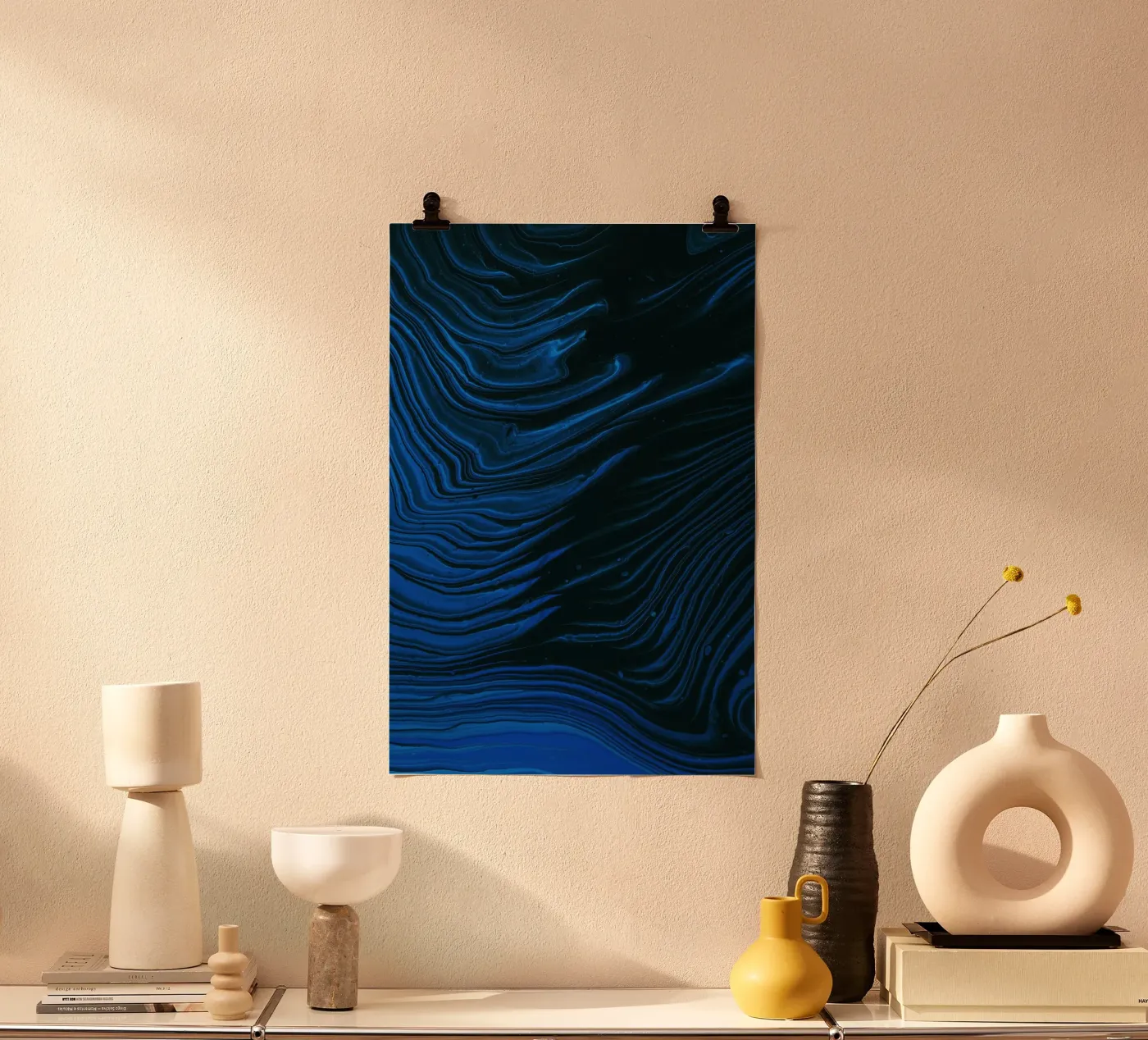 fluido liquido poster da Bleu