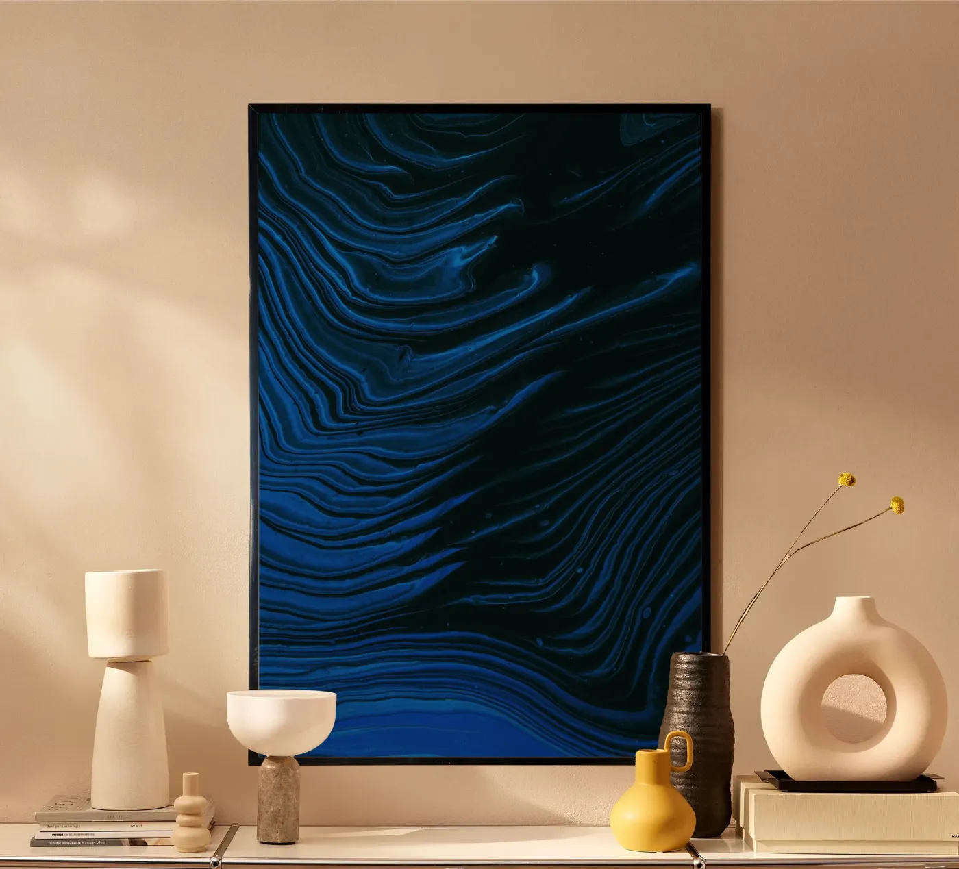 liquid fluid poster da Bleu