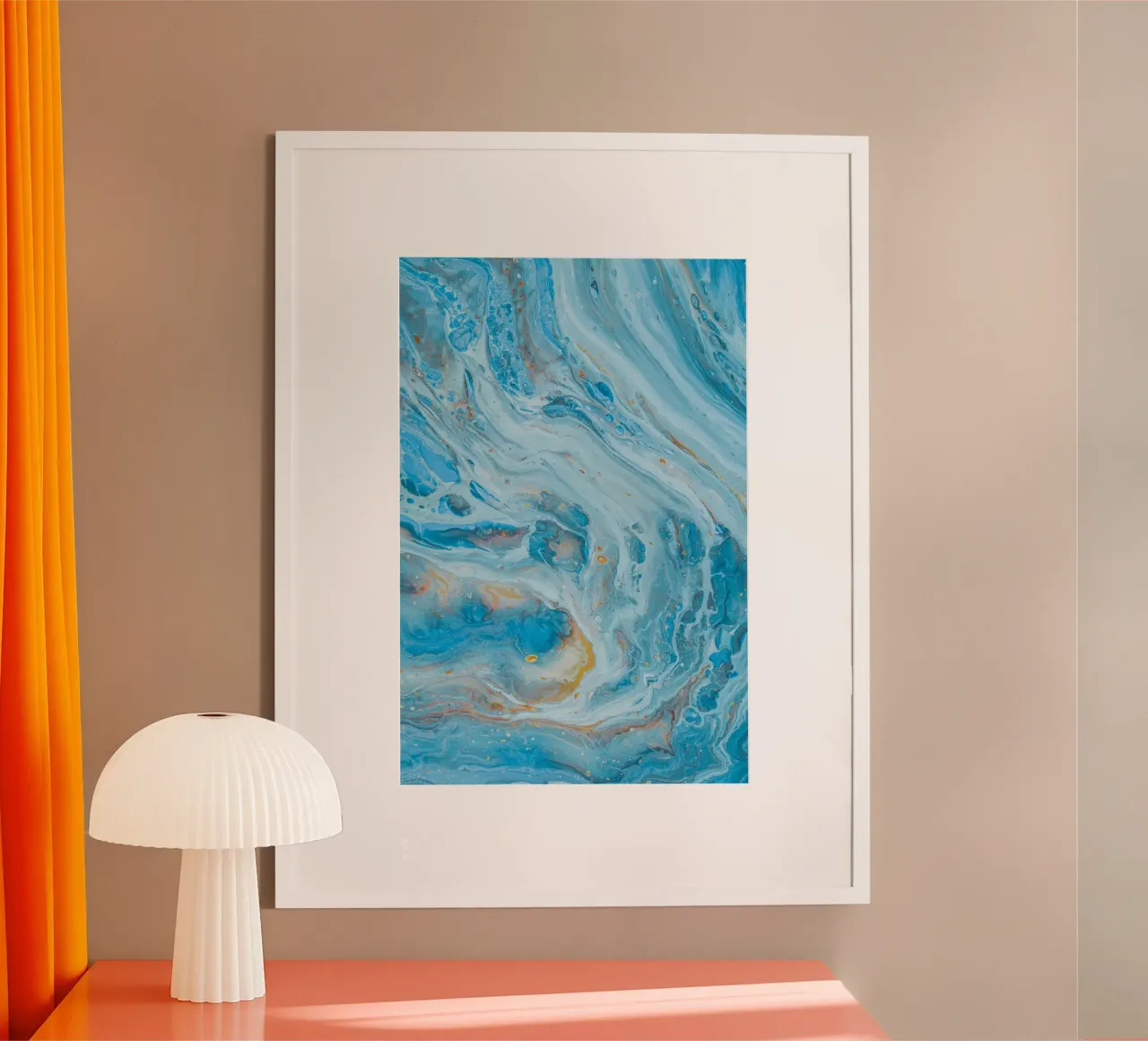 movimento del colore poster da Bleu