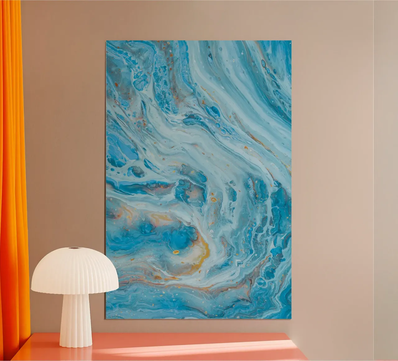 movimento del colore poster da Bleu