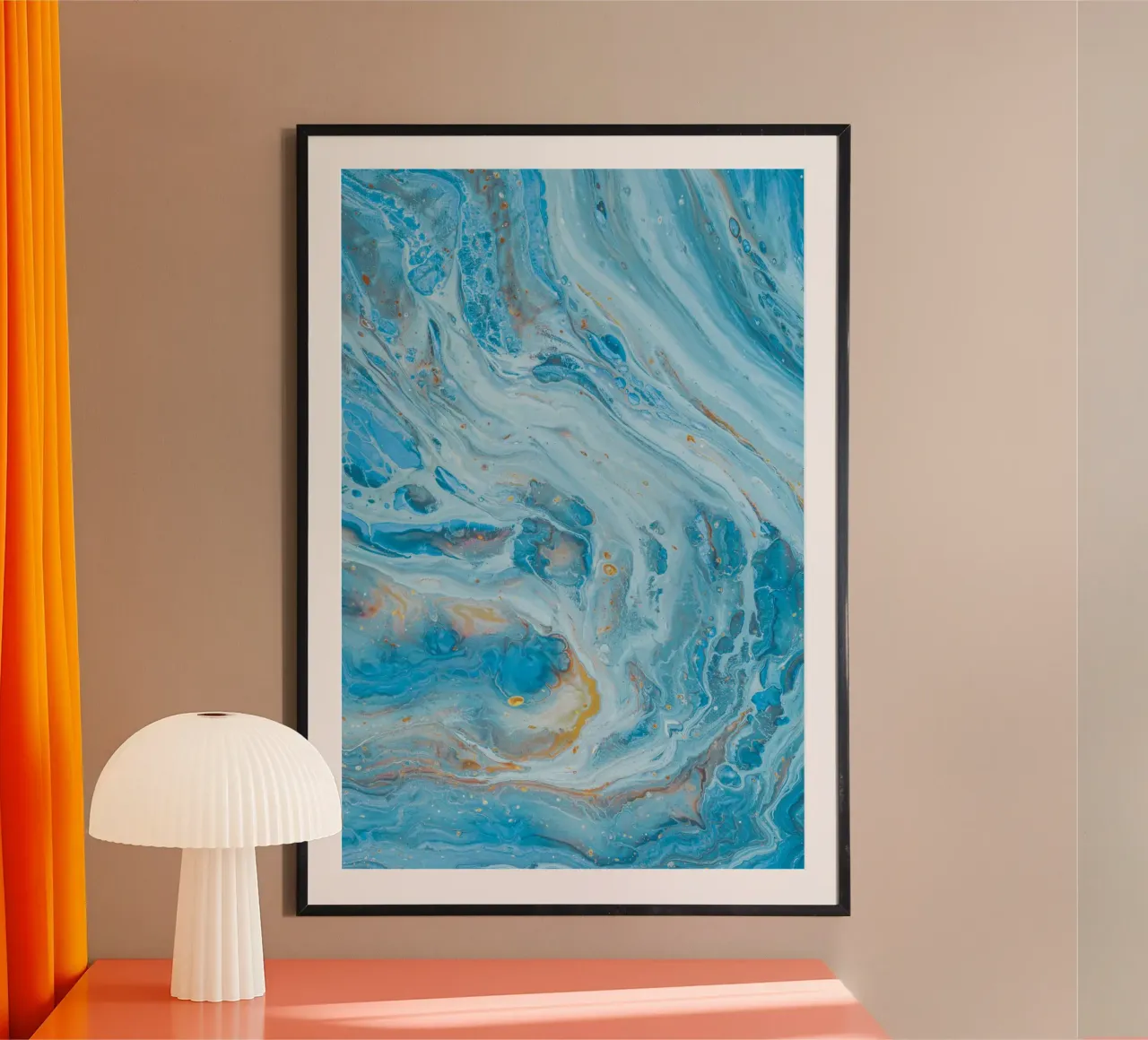 movimento del colore poster da Bleu