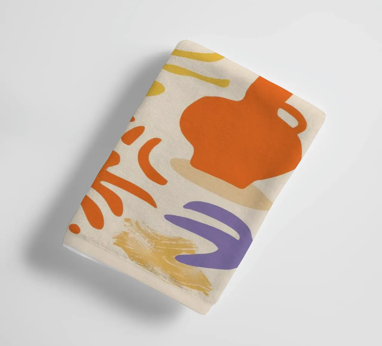 Vrolijk abstract carnaval badhanddoek van Terra Tone