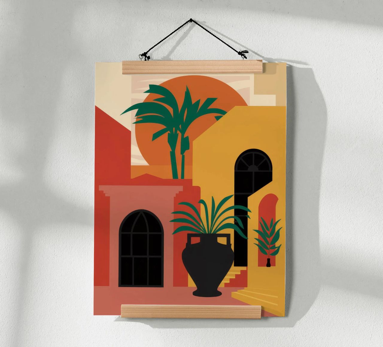 Terracota Villa Tranquilidad poster de Stone Patina