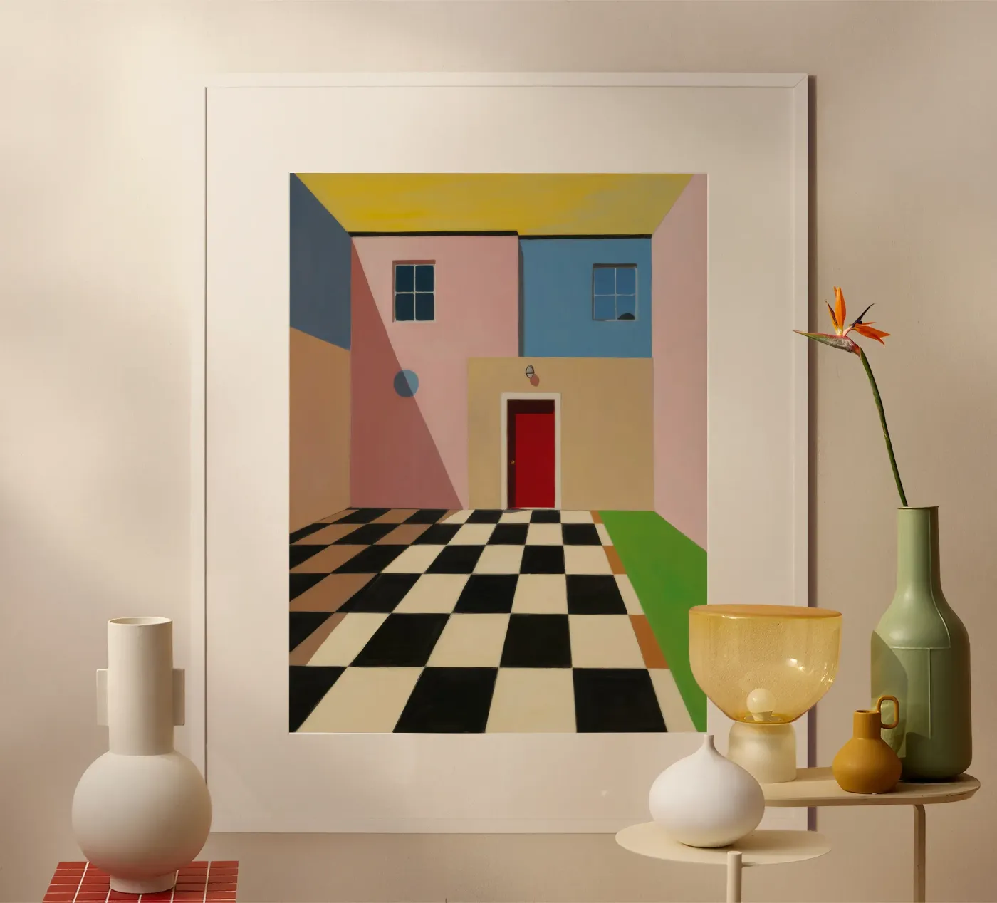 Checkered Threshold Escape poster by Stone Patina