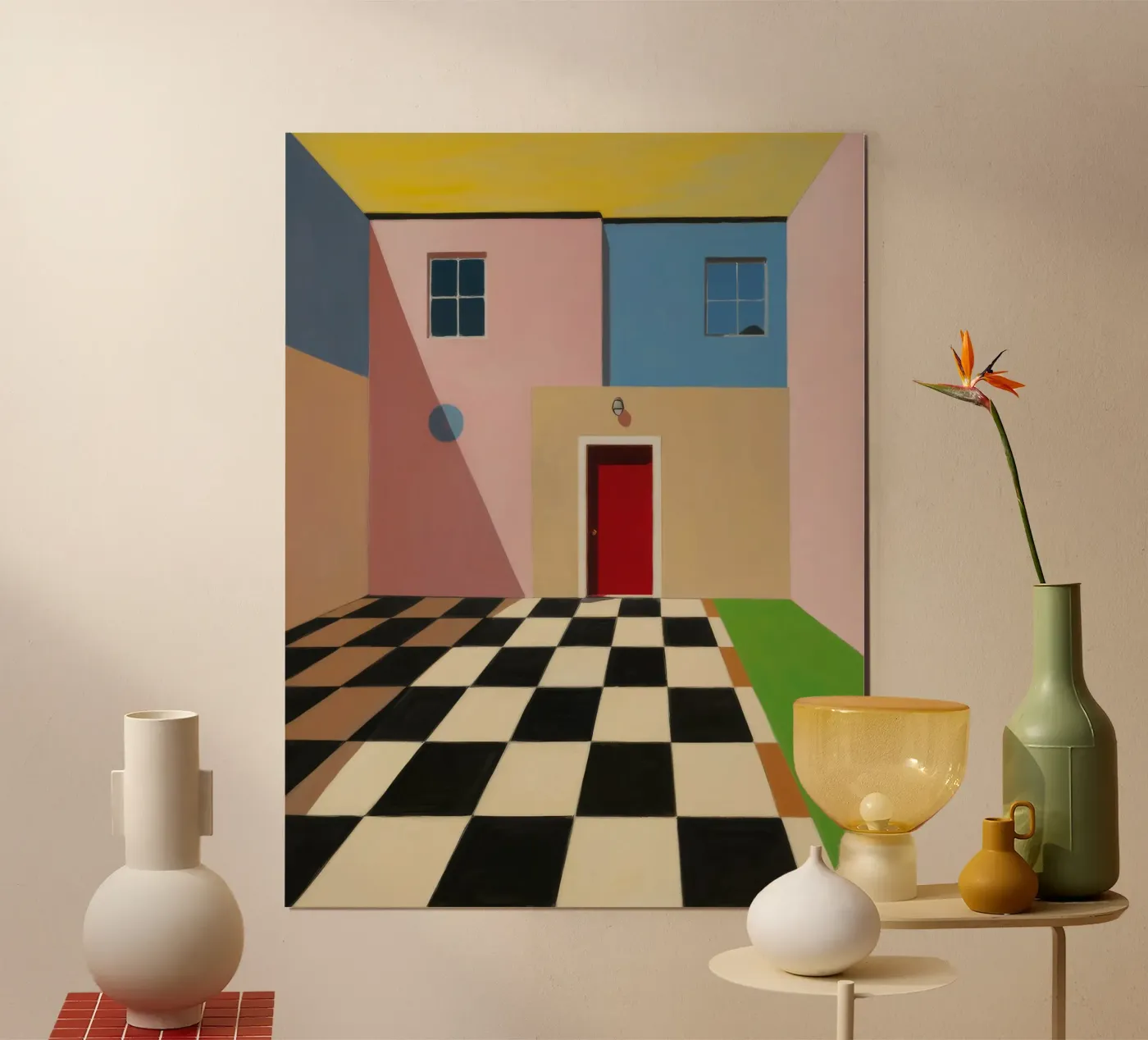 Checkered Threshold Escape poster by Stone Patina