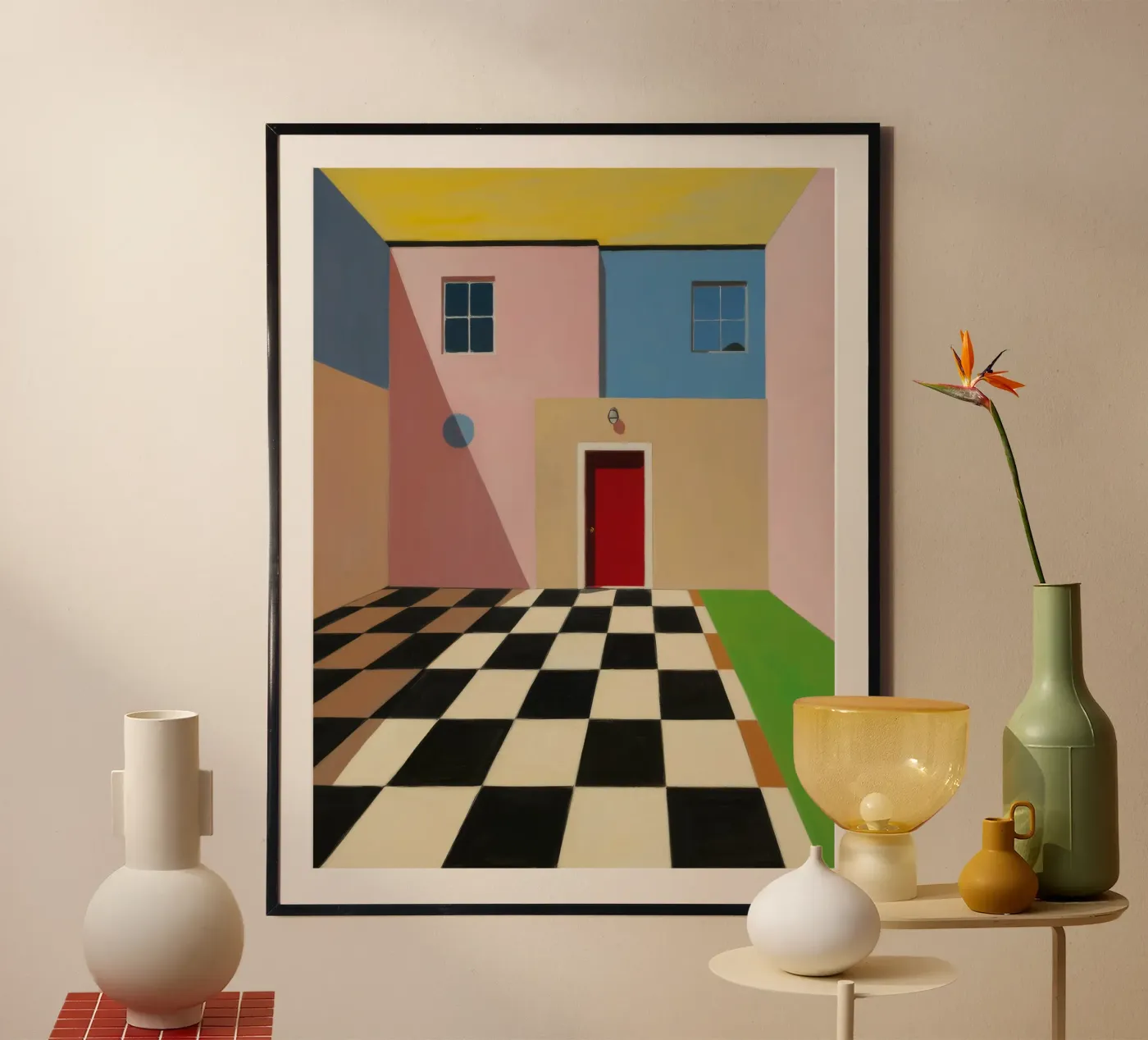 Checkered Threshold Escape poster by Stone Patina