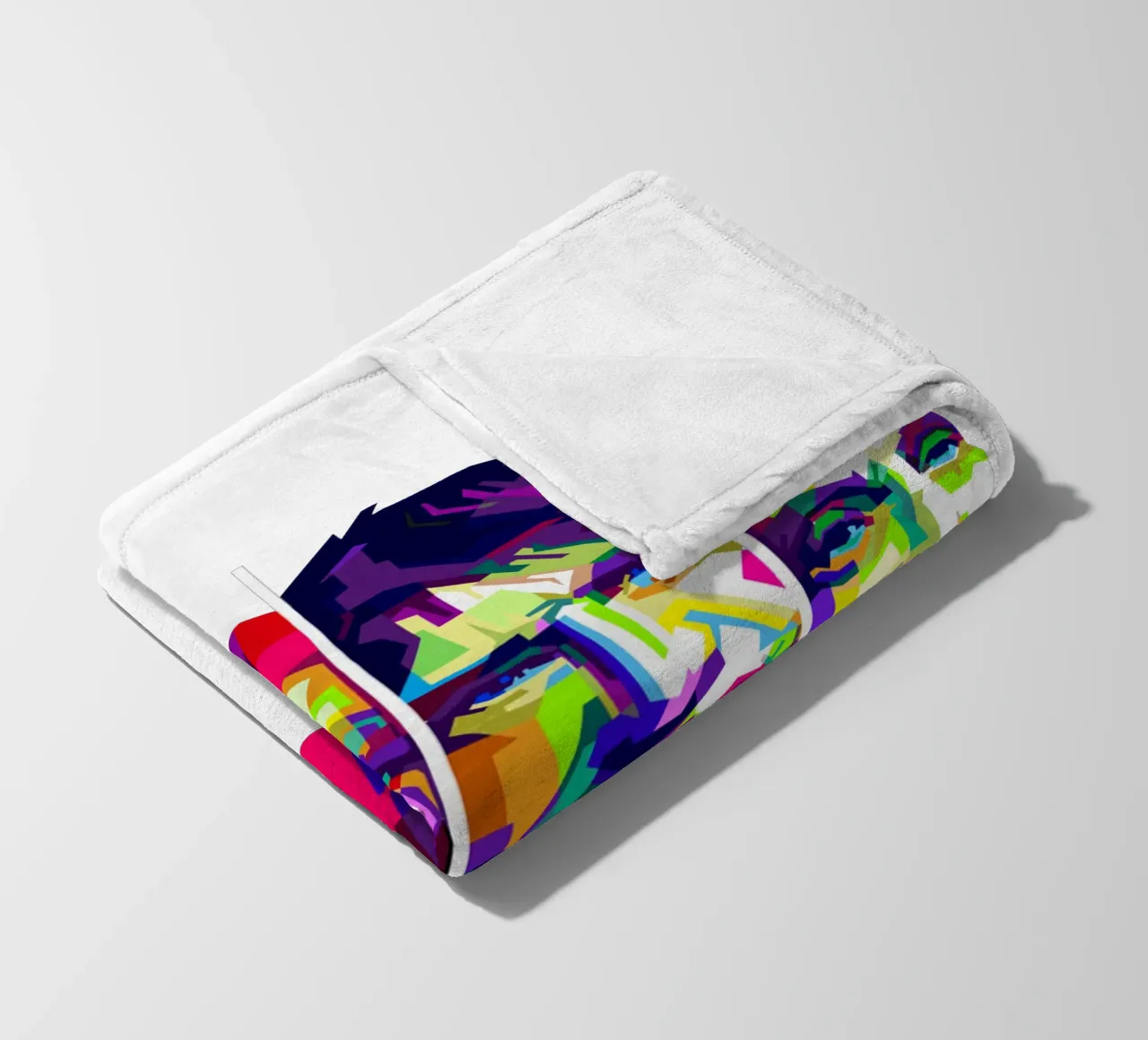 Rolling Stones Rock And Roll Band WPAP Trending Now coperta in pile da Artkreator