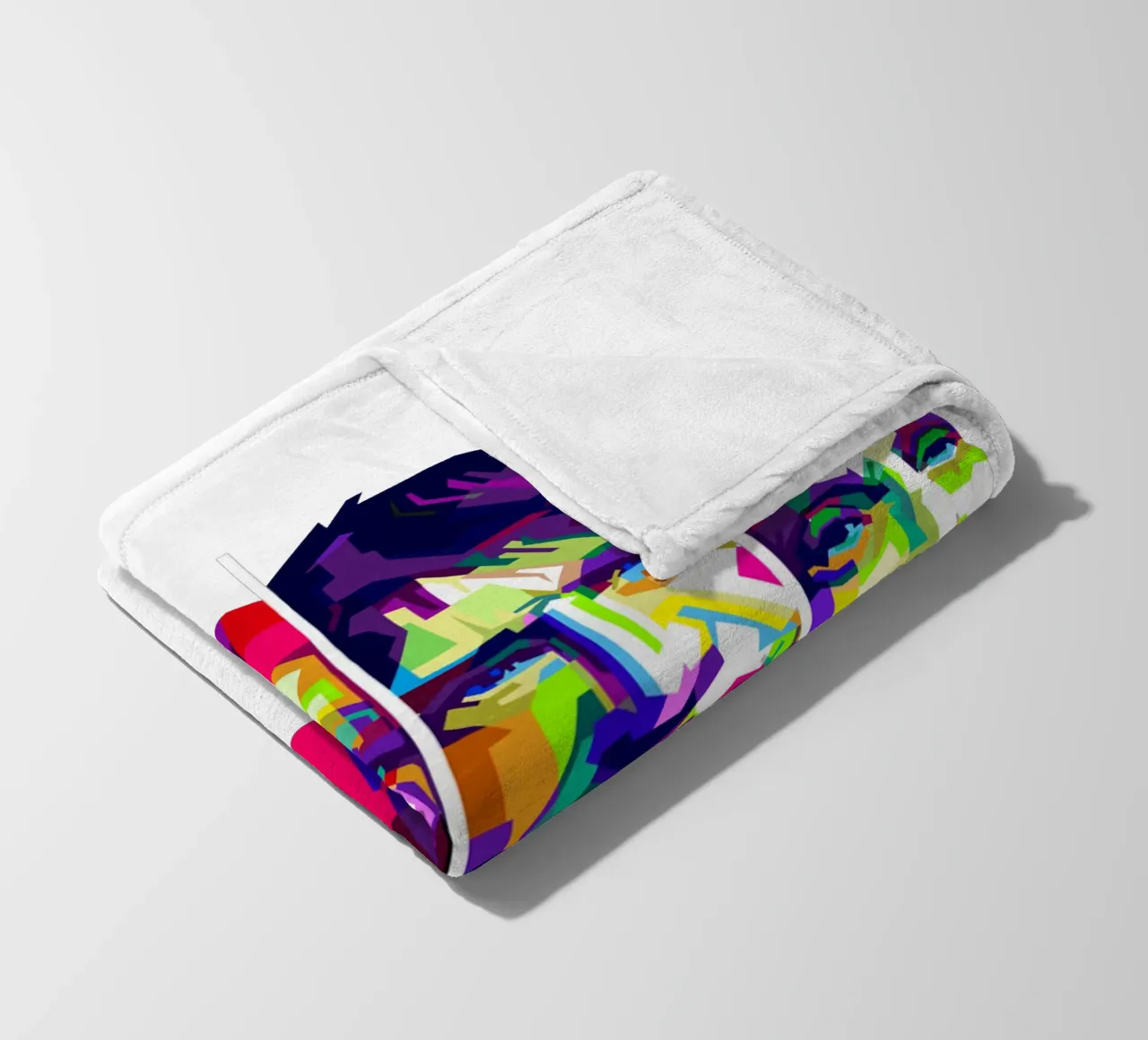 Rolling Stones Rock And Roll Band WPAP Trending Now coperta in pile da Artkreator