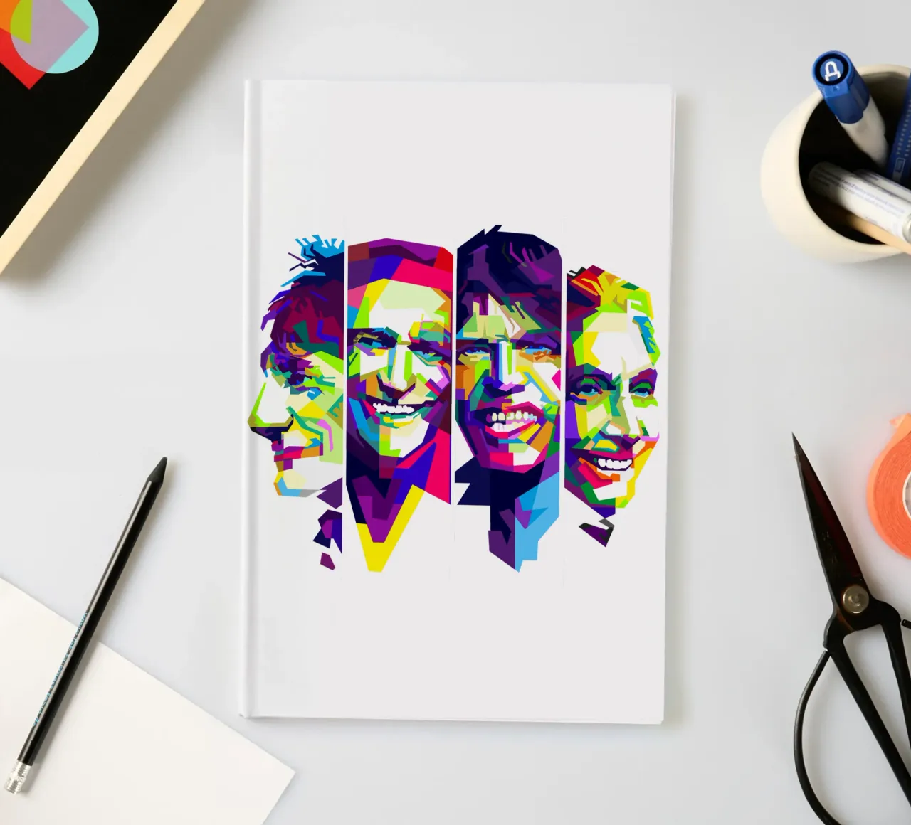 Rolling Stones Rock And Roll Band WPAP Trending Now diario da Artkreator