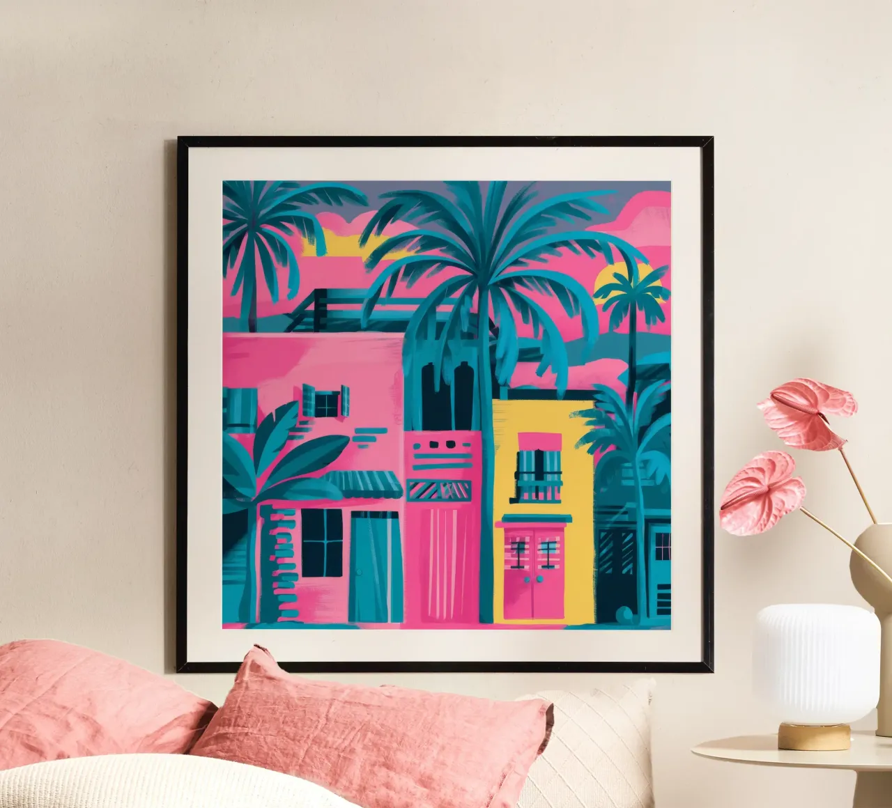 Neon Tropic Radiance poster da Jasper Rune