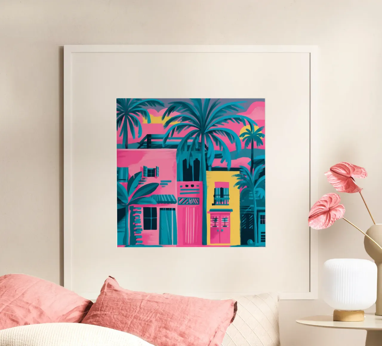 Neon Tropic Radiance poster da Jasper Rune