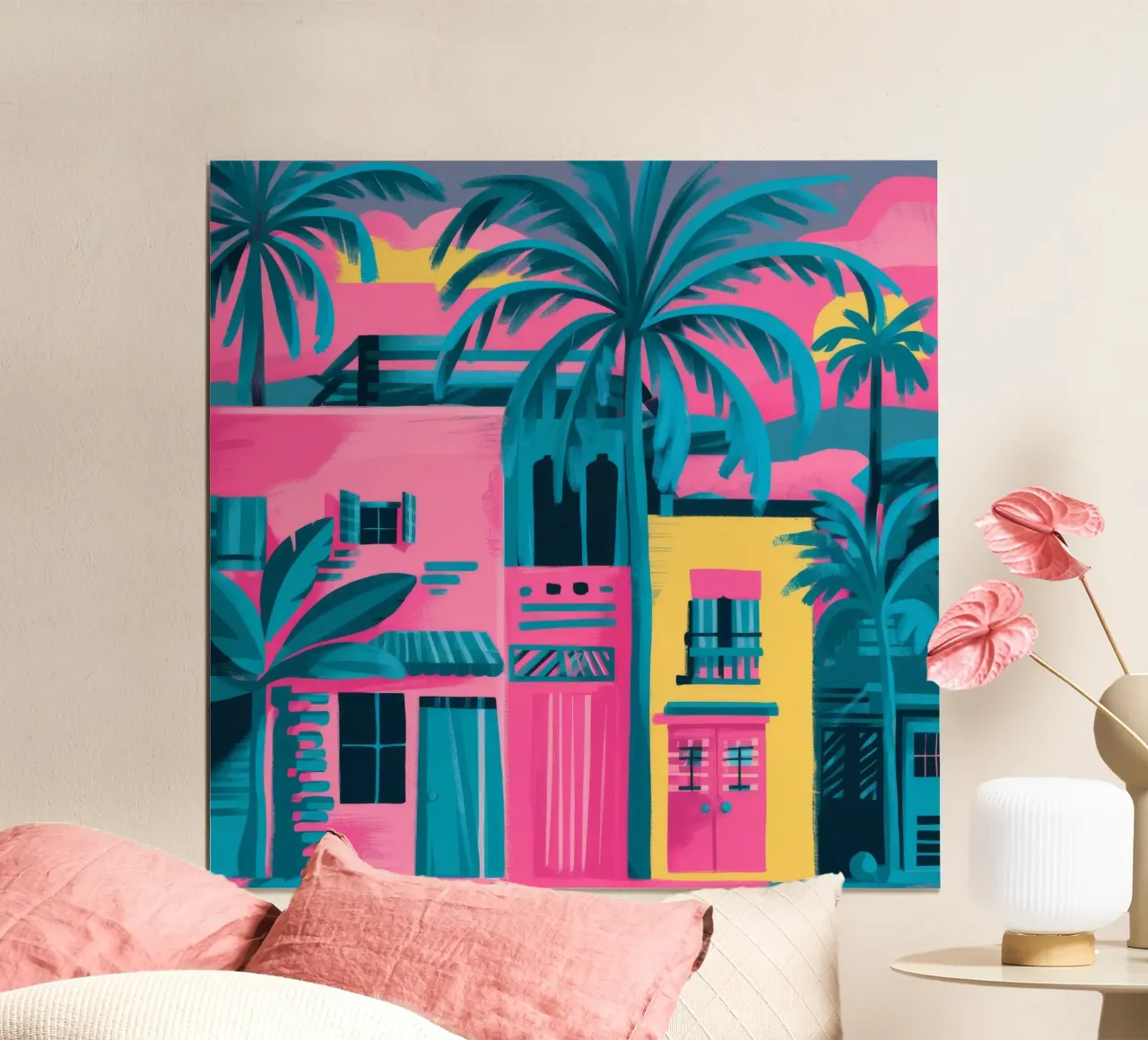 Neon Tropic Radiance poster da Jasper Rune