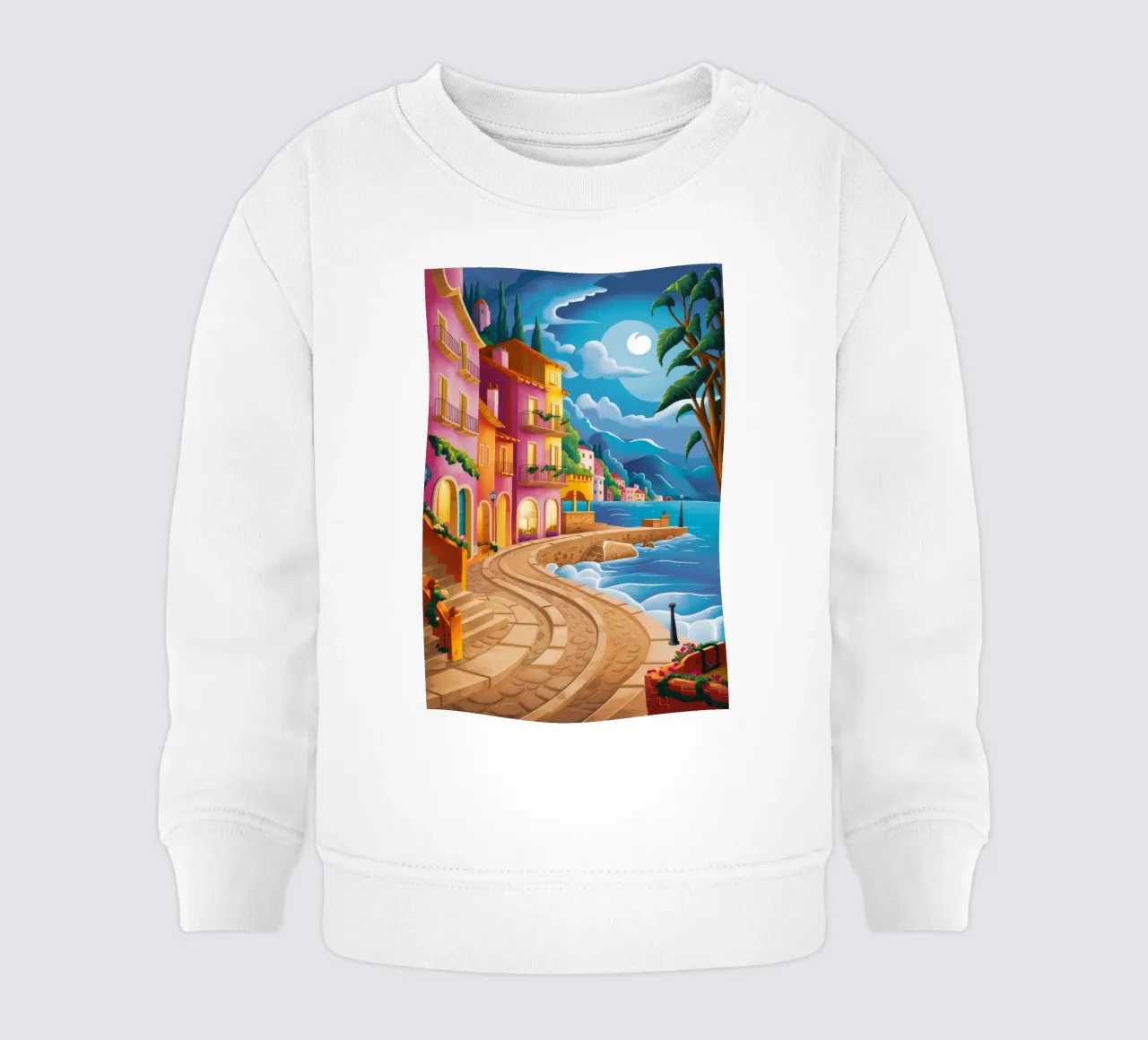 Sérénité côtière au clair de lune sweat pour bébé de Jasper Rune