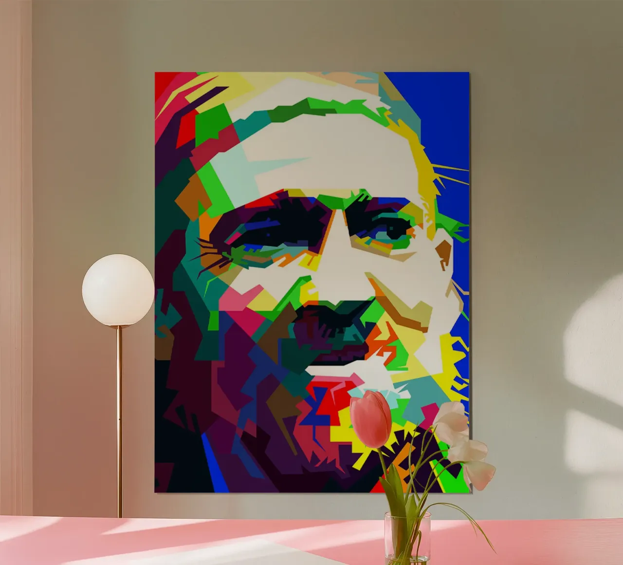 Willie Nelson US Country Folk Singer WPAP Trending Now poster with wooden frame by Artkreator
