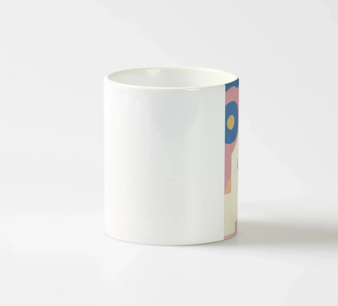 Figura pastello in ascesa tazza in ceramica da Stone Patina