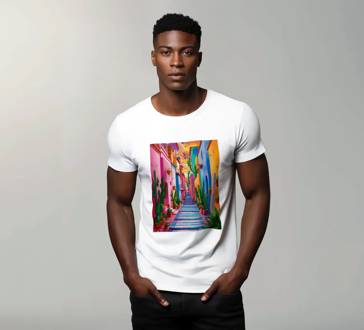 Passaggio del souk vibrante t-shirt da Jasper Rune