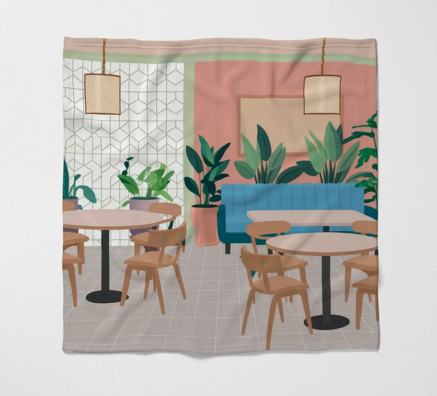 Chic Cafe Repose Fleecedecke von Stone Patina
