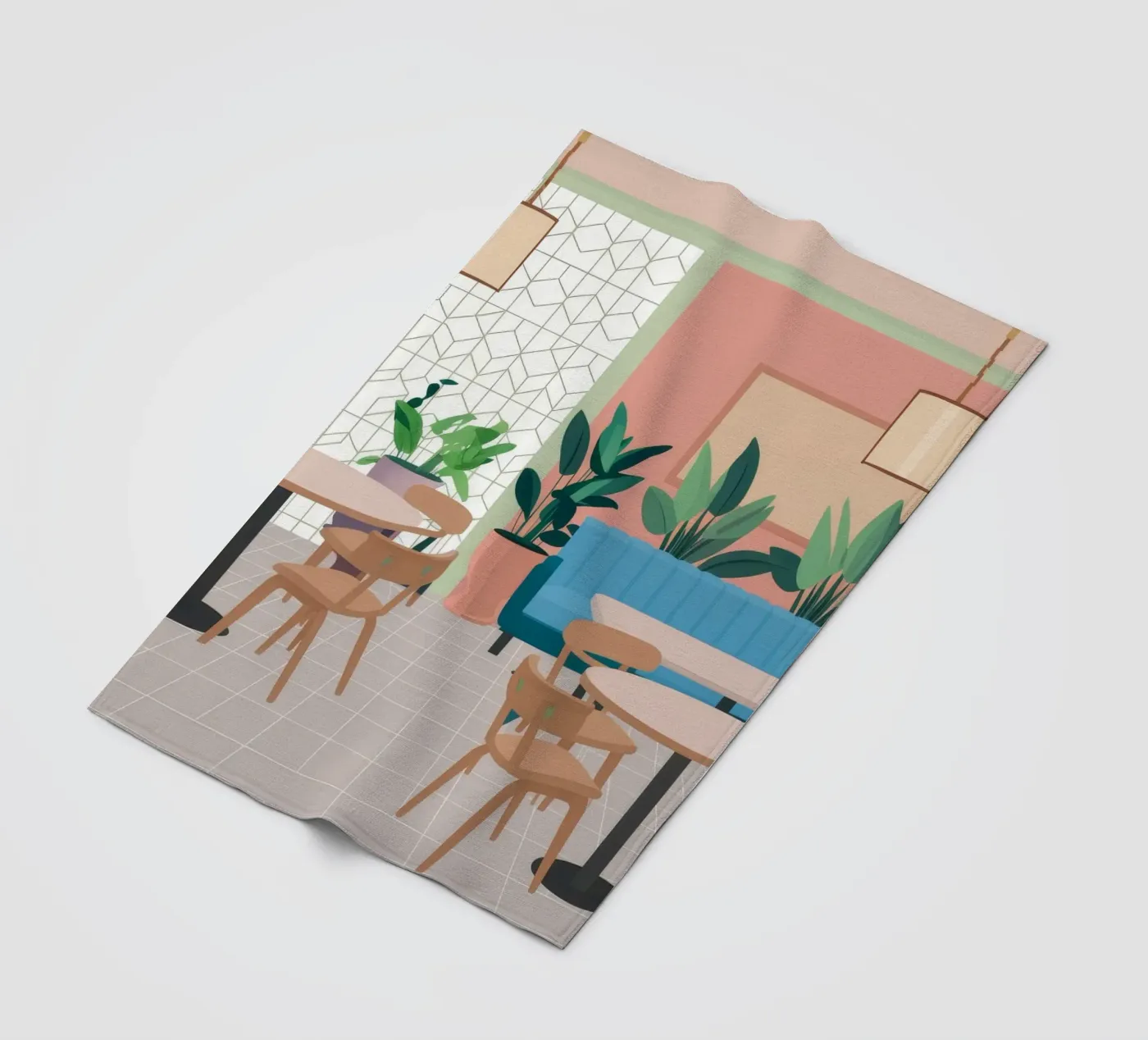 Chic Cafe Repose Fleecedecke von Stone Patina