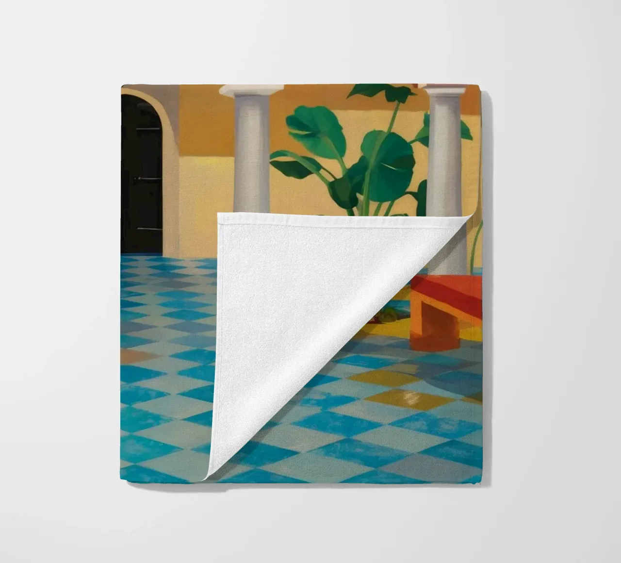 Cortile Parrot Majesty telo mare da Jasper Rune