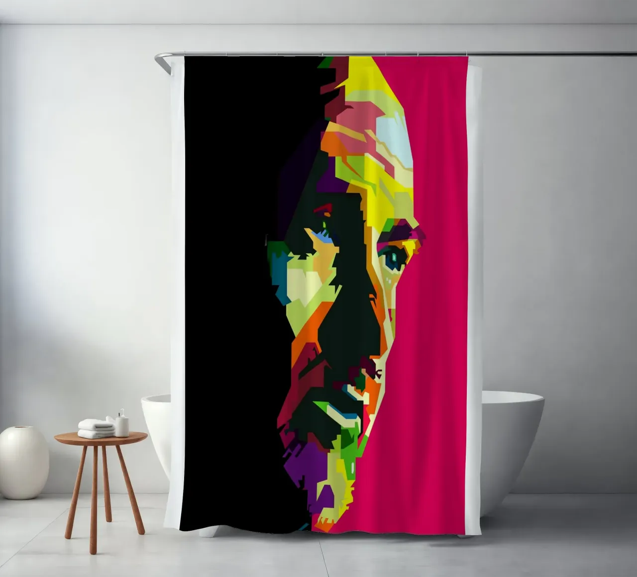 Peter Gabriel Britischer progressiver Sänger WPAP Trending Now Duschvorhang von Artkreator