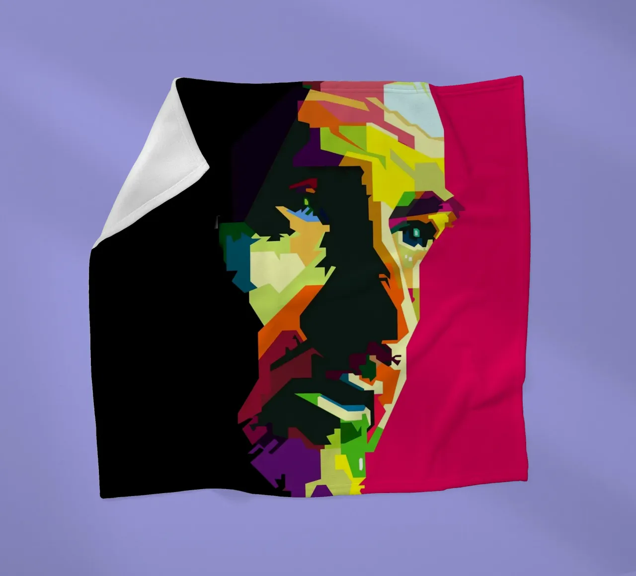 Peter Gabriel Cantante progressista britannico WPAP Trending Now coperta in pile da Artkreator