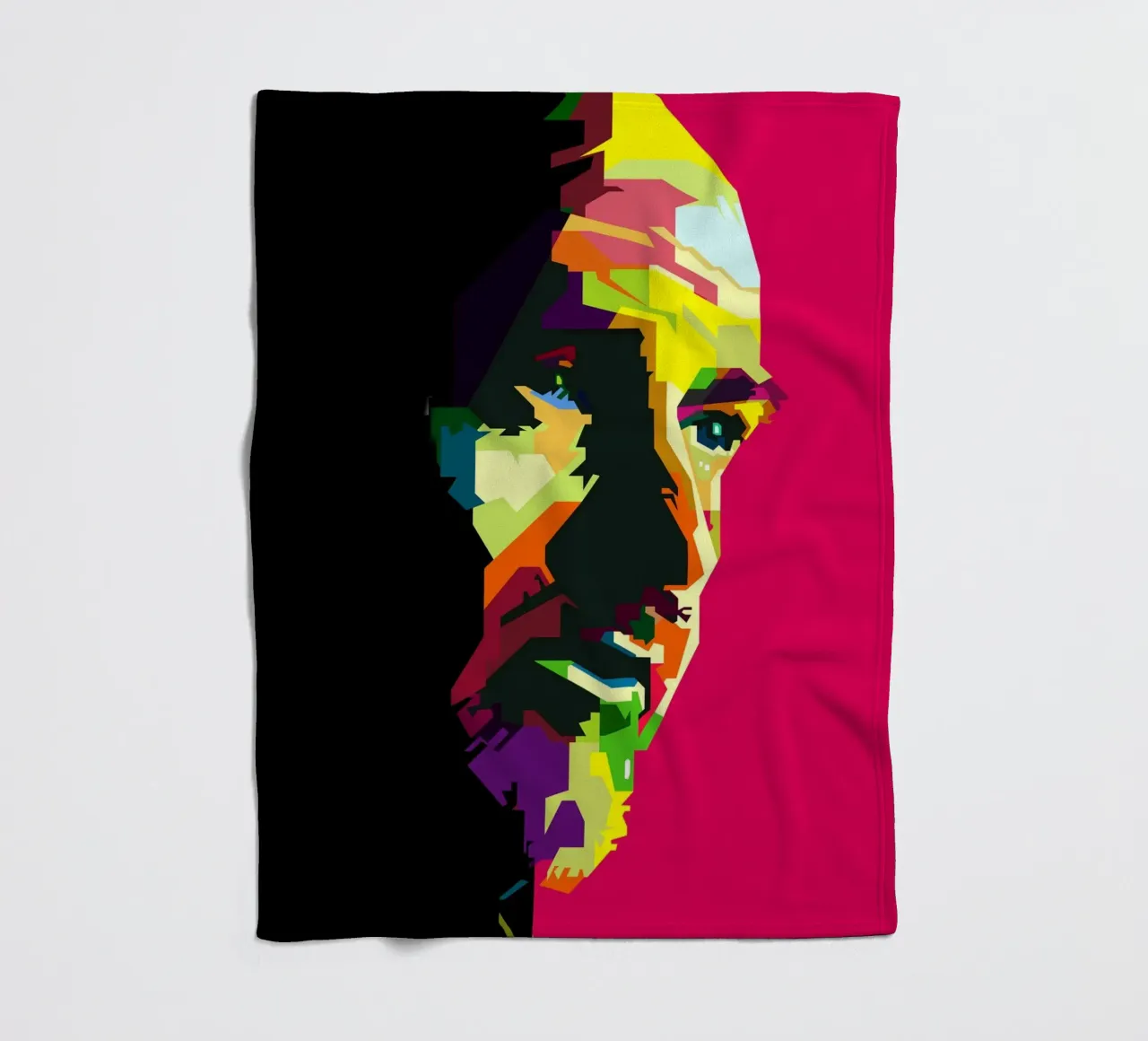 Peter Gabriel Cantante progressista britannico WPAP Trending Now coperta in pile da Artkreator