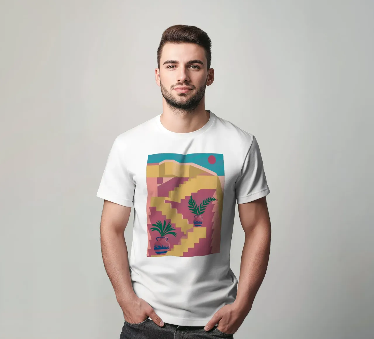 Giardino della Scala dei Canarini t-shirt da Stone Patina