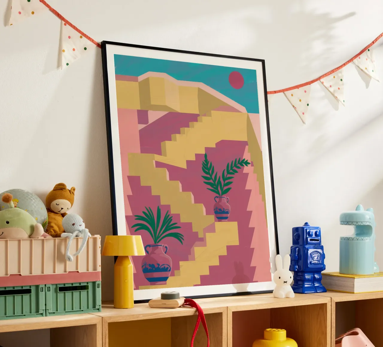 Giardino della Scala dei Canarini poster da Stone Patina