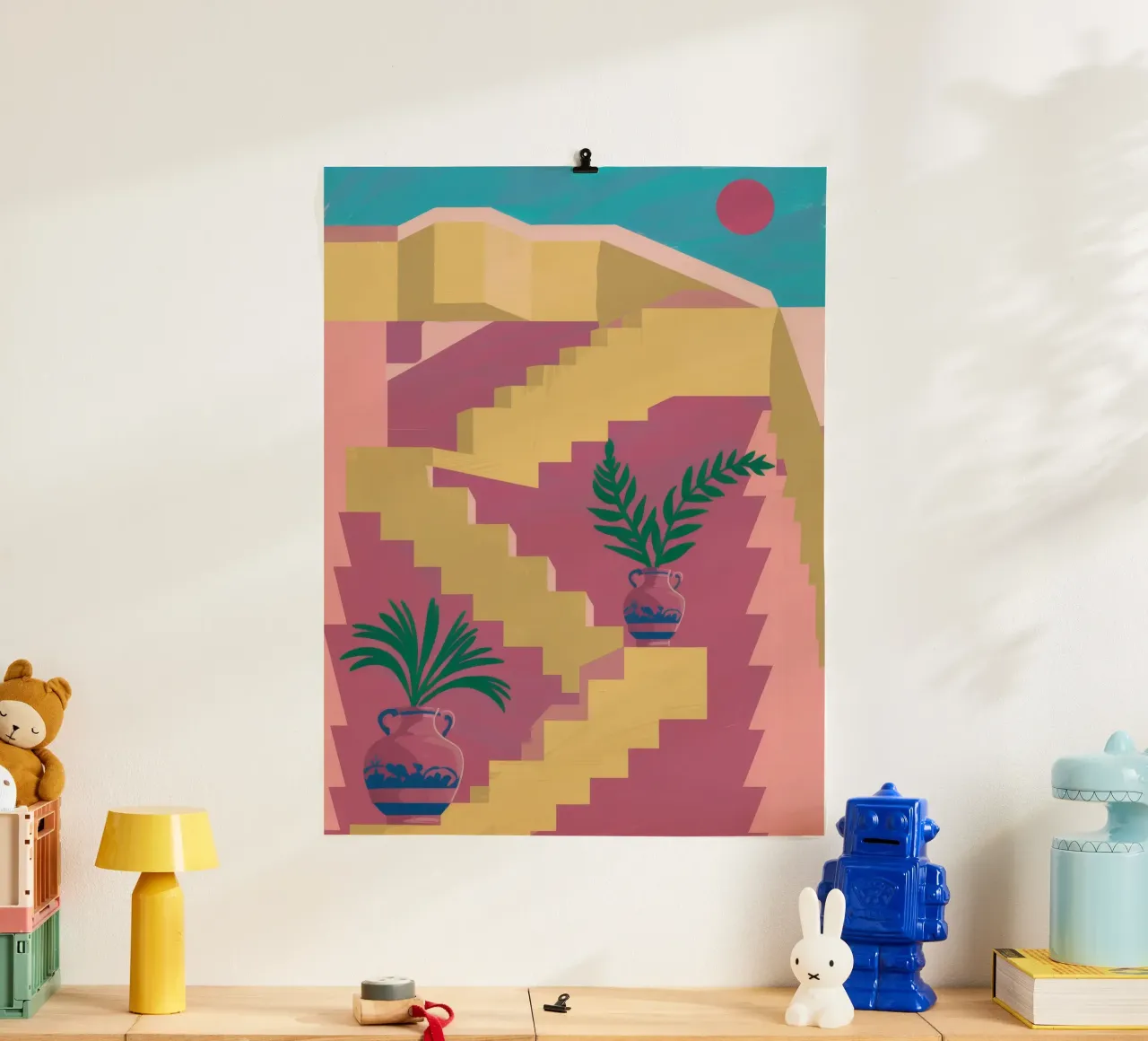 Giardino della Scala dei Canarini poster da Stone Patina