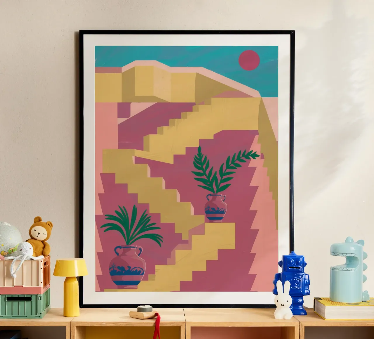 Giardino della Scala dei Canarini poster da Stone Patina