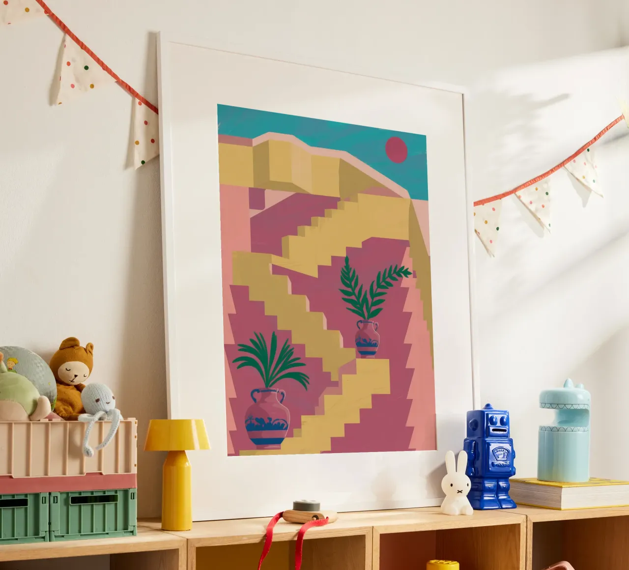 Giardino della Scala dei Canarini poster da Stone Patina