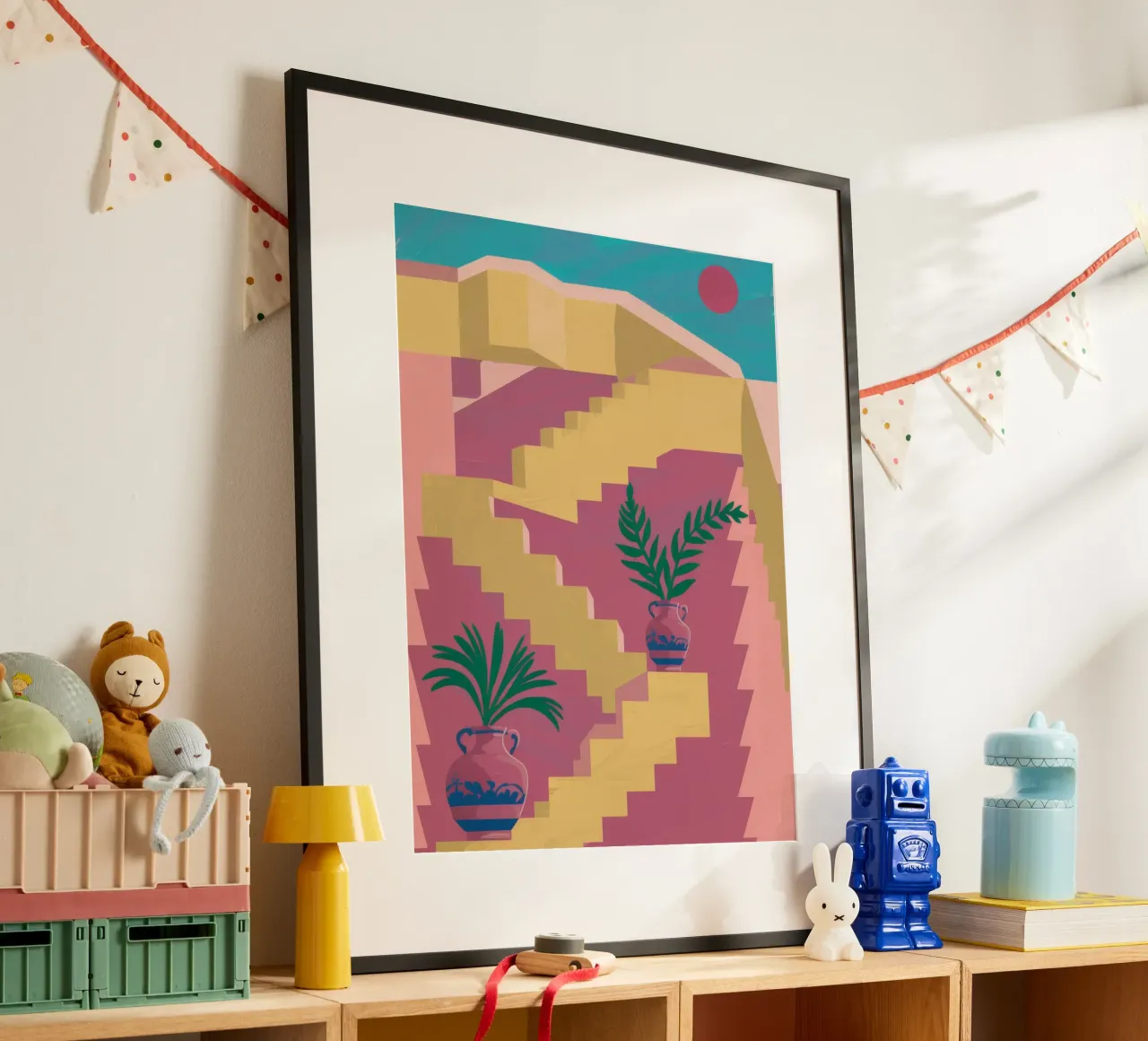 Giardino della Scala dei Canarini poster da Stone Patina