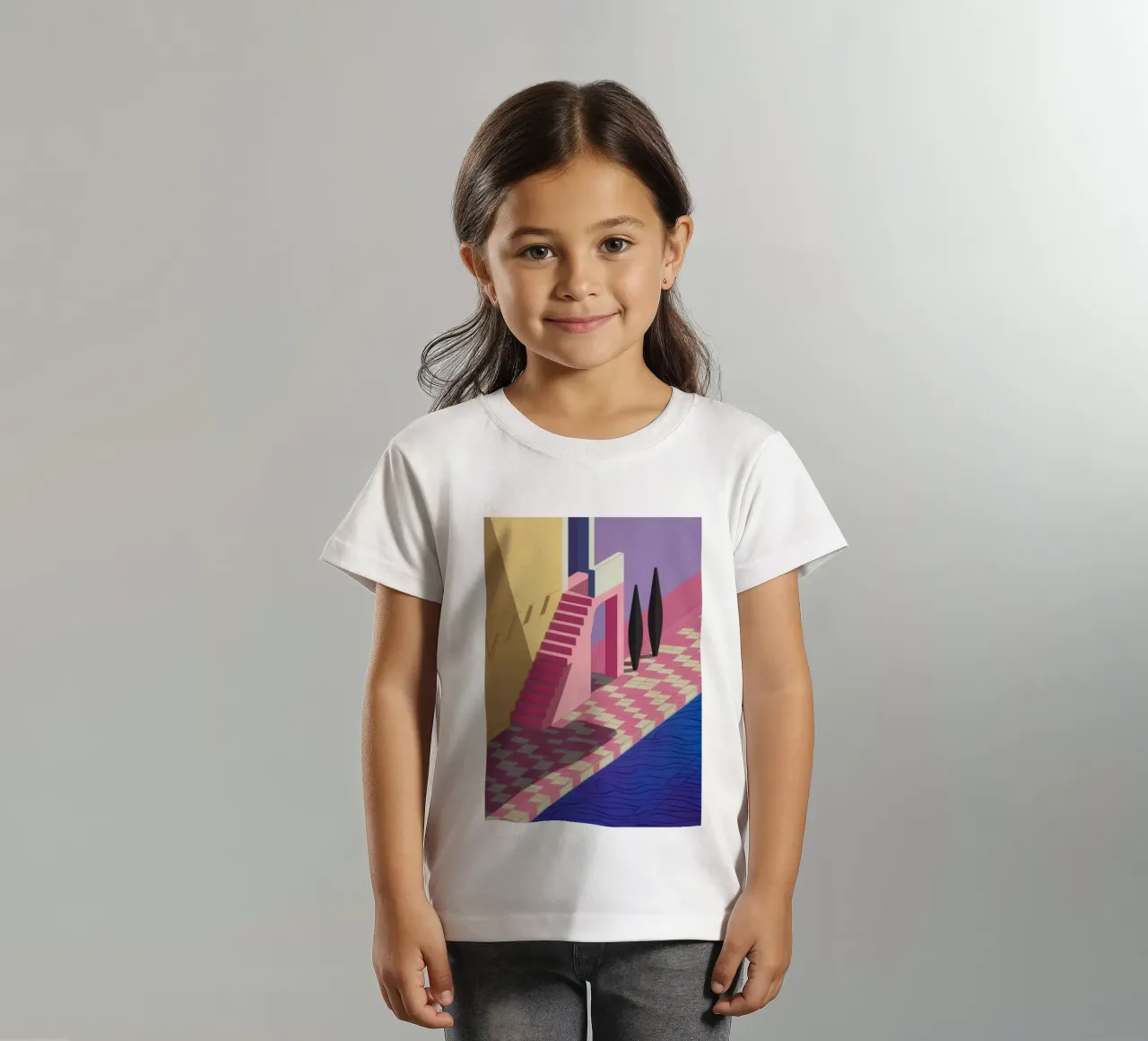 Ombra Viola a bordo piscina t-shirt bambini da Stone Patina