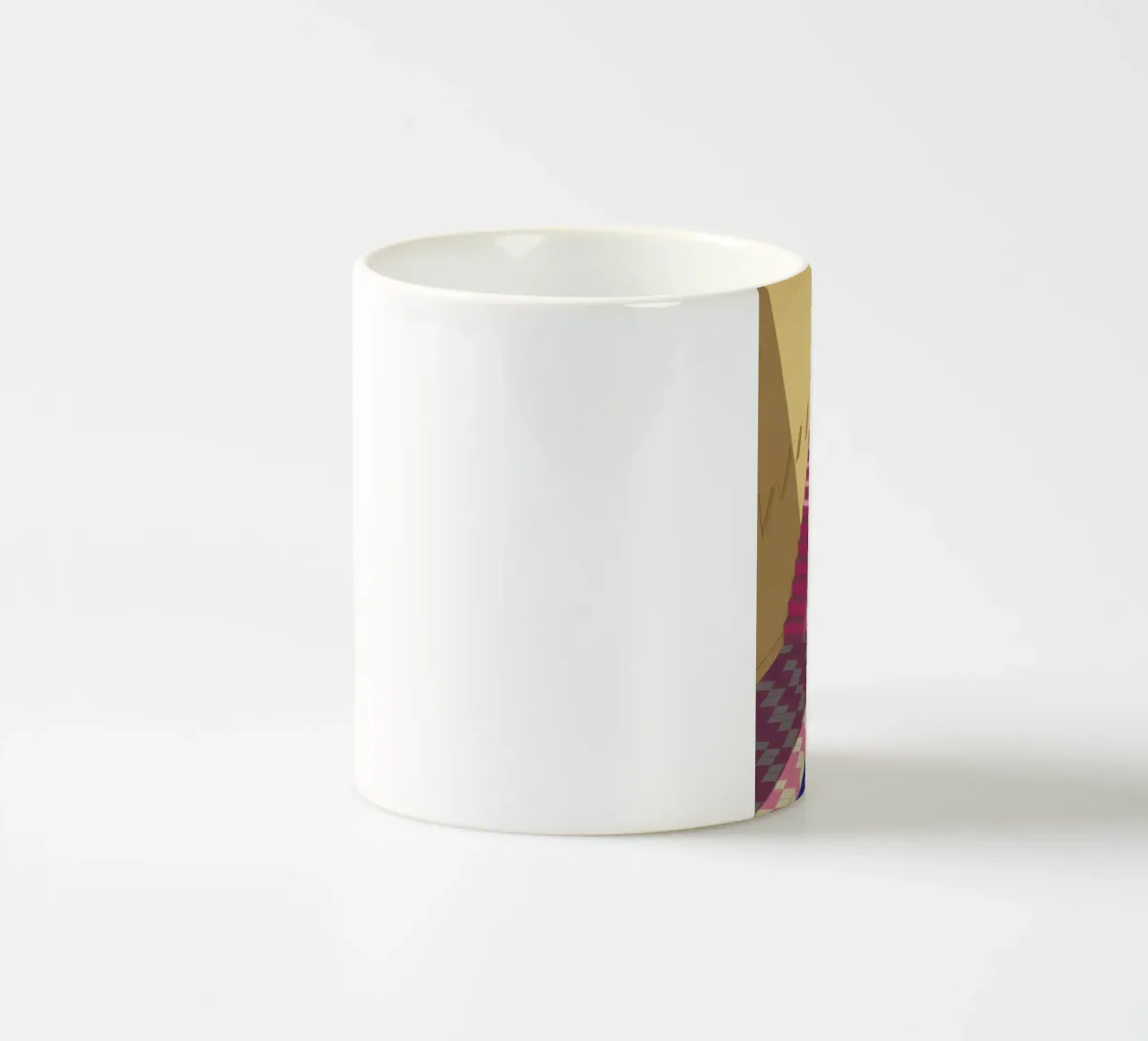 Violet Poolside Shadow ceramic mug by Stone Patina