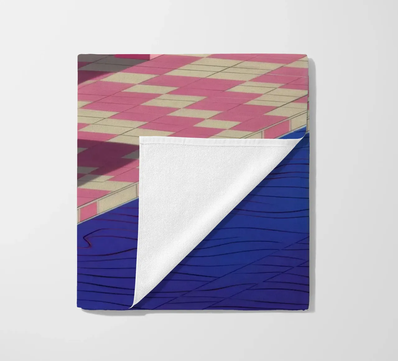 Ombra Viola a bordo piscina telo mare da Stone Patina