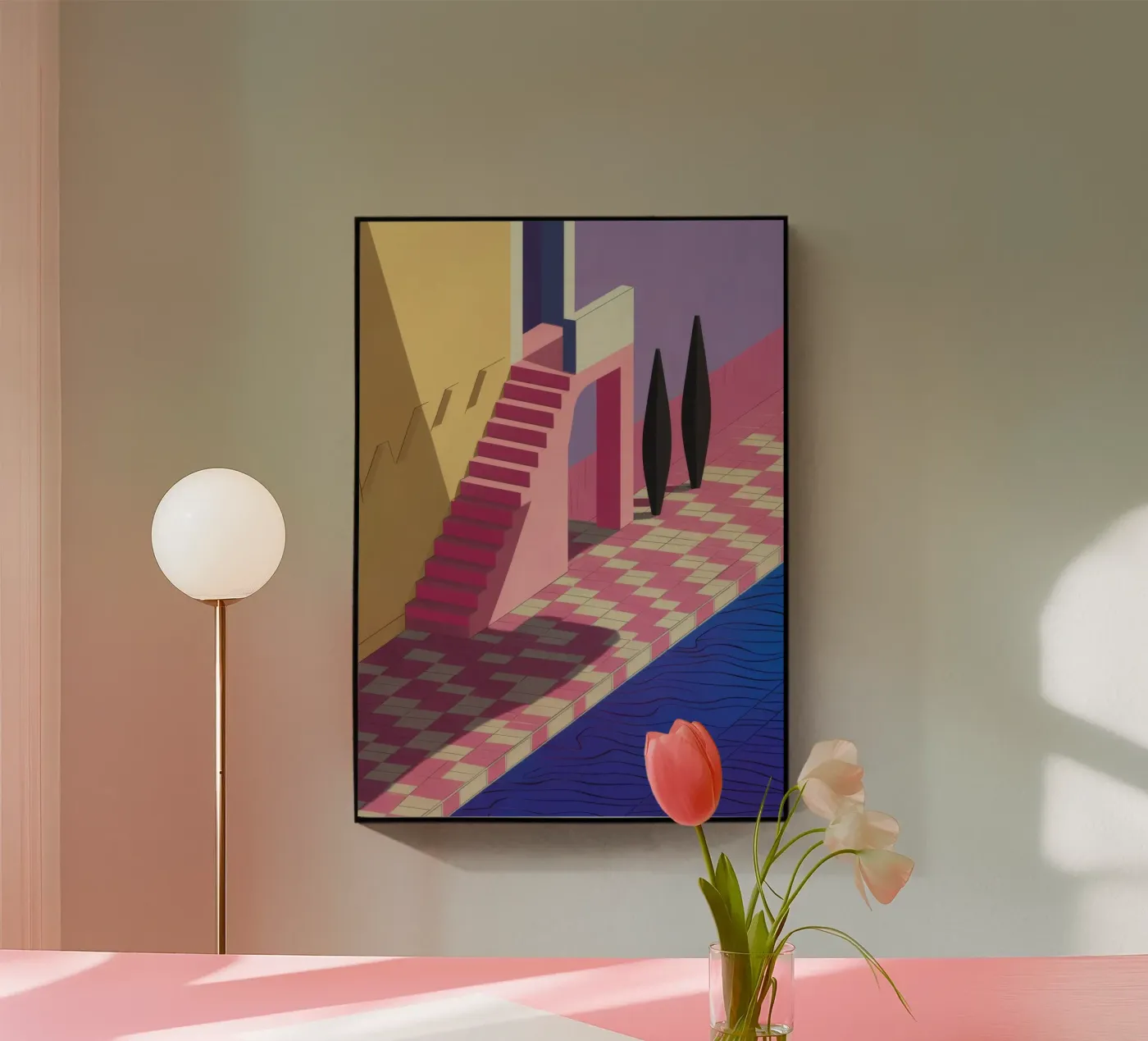 Ombra Viola a bordo piscina plexiglass da Stone Patina