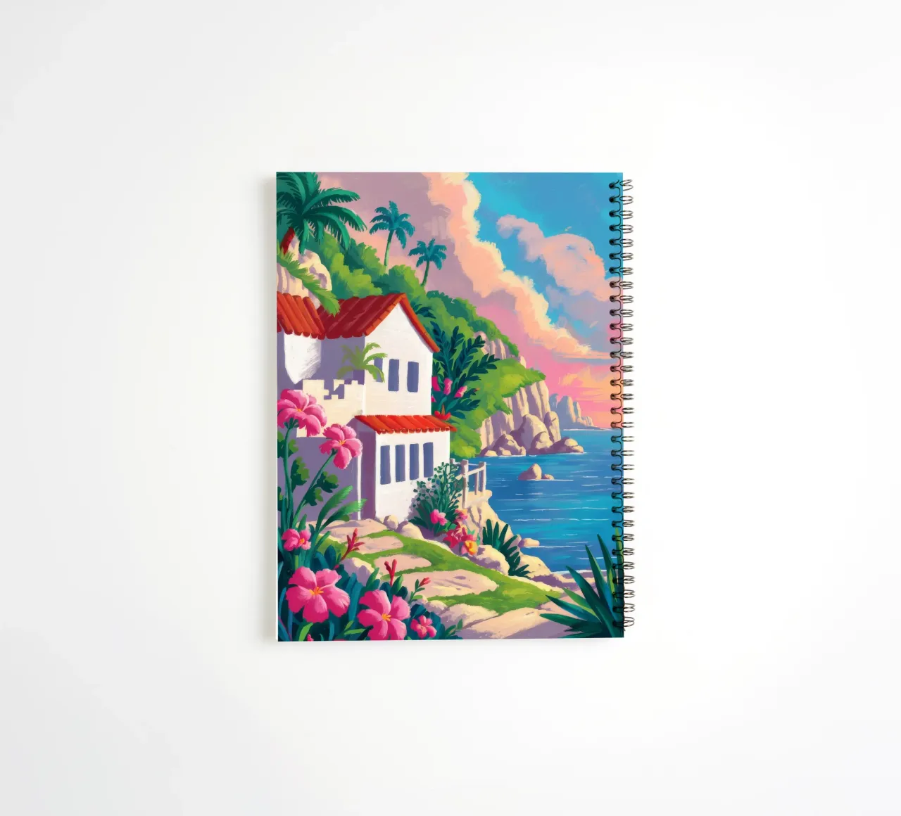 Sunset Cove Splendor spiral notebook by Jasper Rune