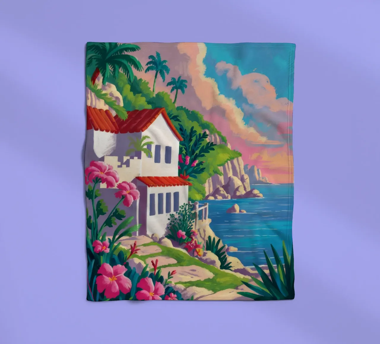 Sunset Cove Splendor coperta in pile da Jasper Rune