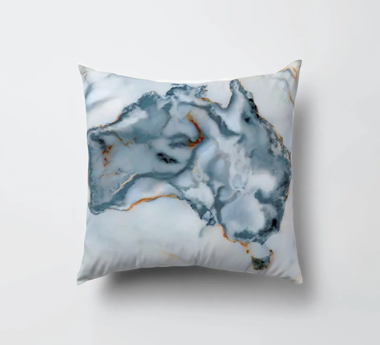 Australia Marble Map cuscino da Octavian