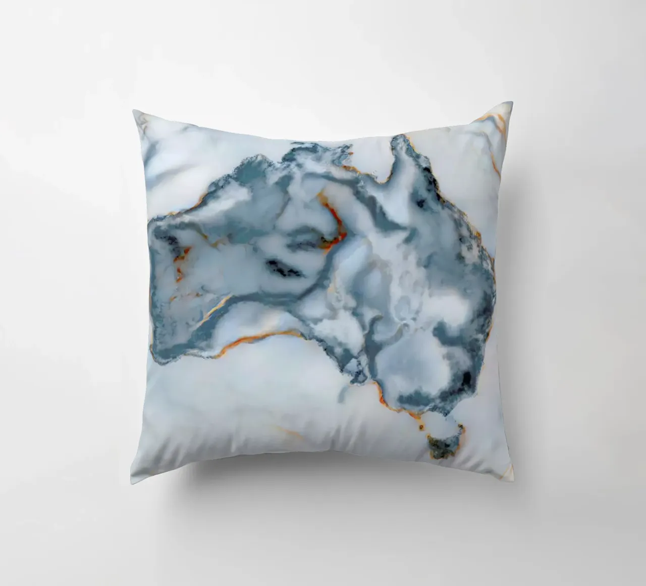 Australia Marble Map cuscino da Octavian