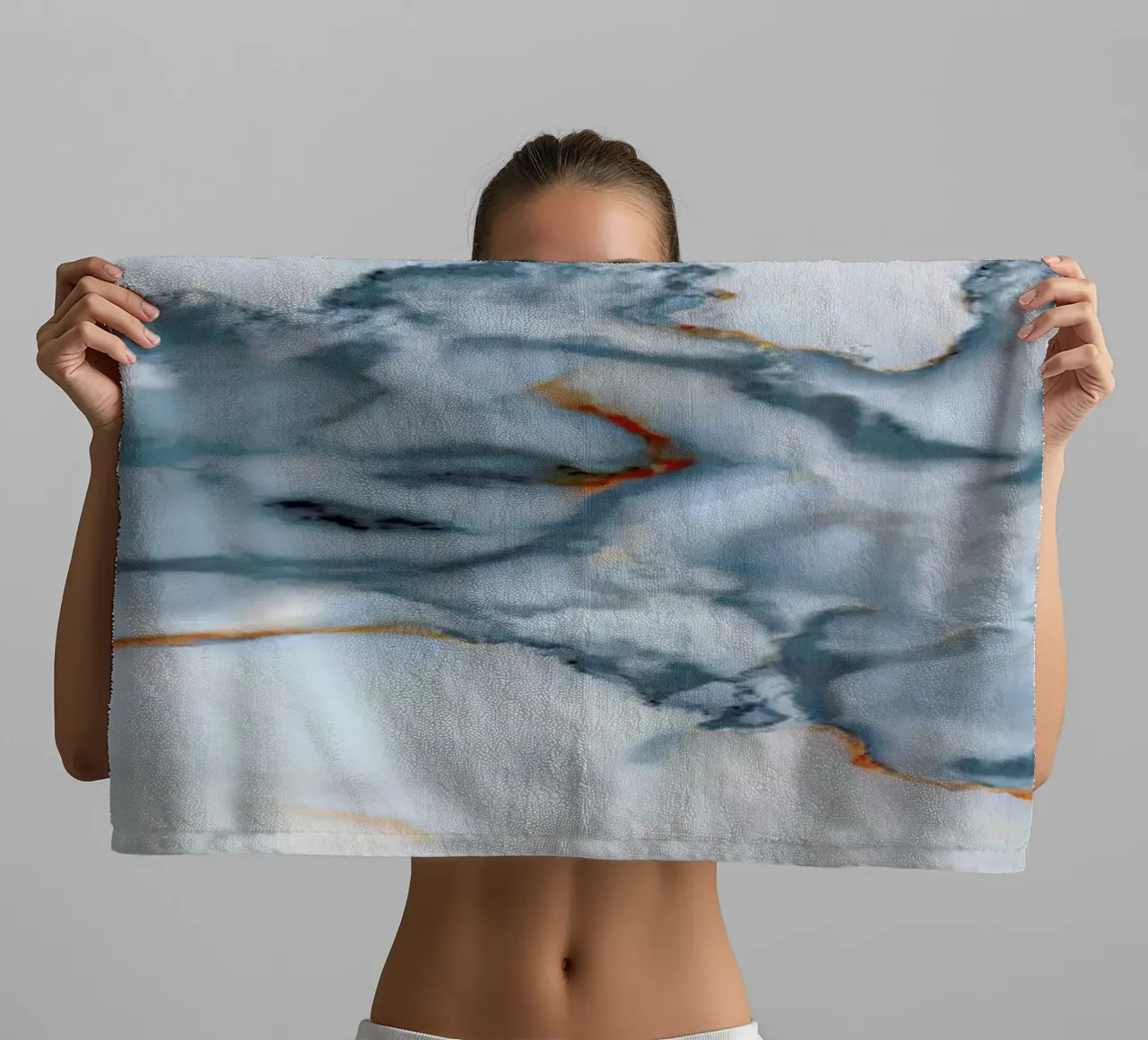 Australia Marble Map asciugamano da bagno da Octavian
